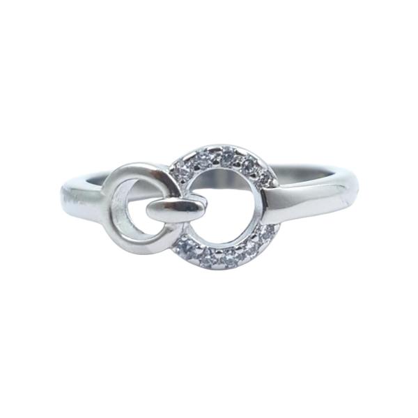 925 Sterling Silver Ring in Round Design